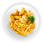 Chips & Chicken Pakora 