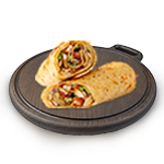 Chicken Tikka Hoagie On Naan 